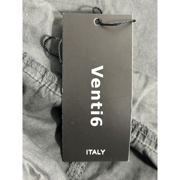 Venti6 Women's Solid Crinkled Jogger in Charcoal Gray - Sz S - NWT - Picture 3 of 5